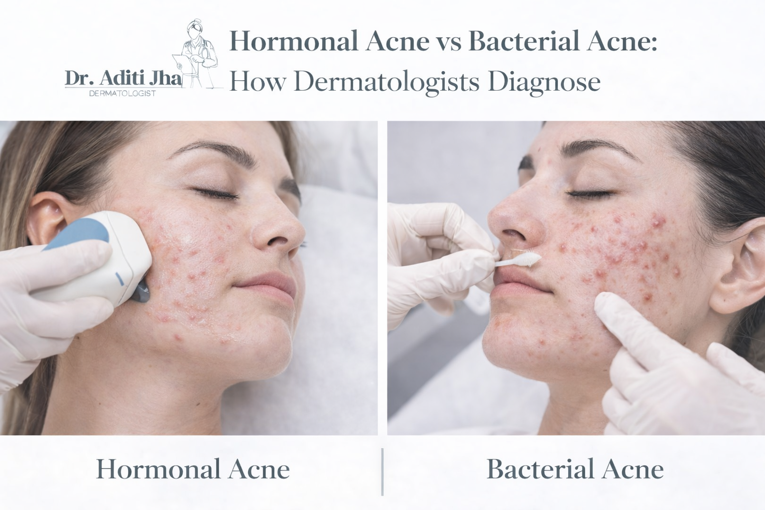 Hormonal vs Bacterial Acne: Diagnosis Guide | Dr Aditi Jha