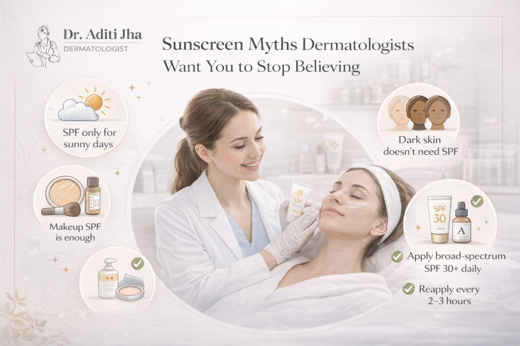 Sunscreen Myths Dermatologists Want You to Stop Believing