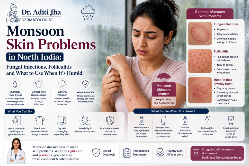 Monsoon Skin Problems in North India