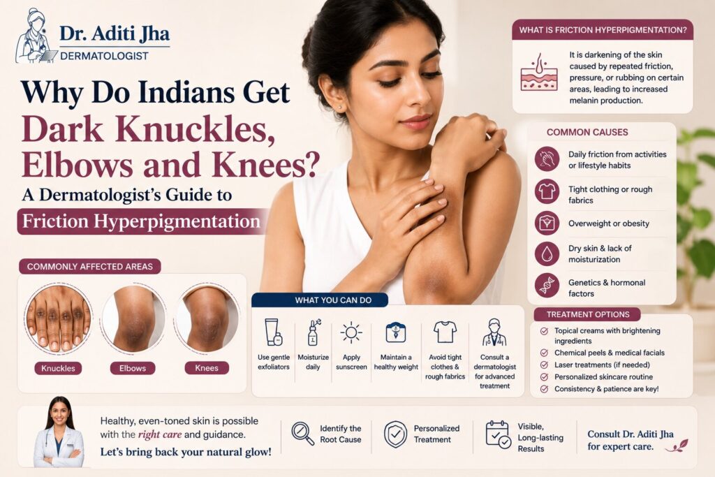 Why Do Indians Get Dark Knuckles, Elbows and Knees
