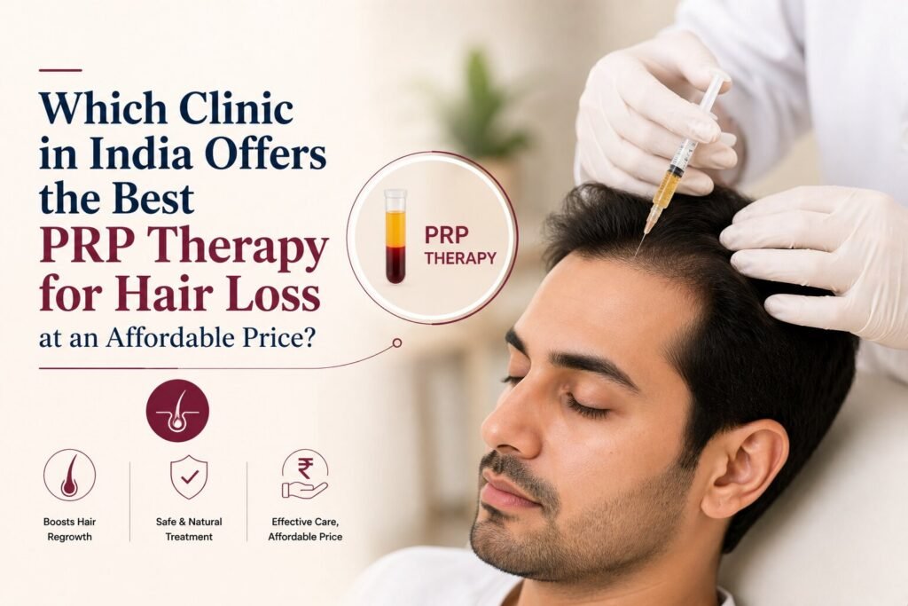 Best PRP Therapy for Hair Loss at an Affordable Price