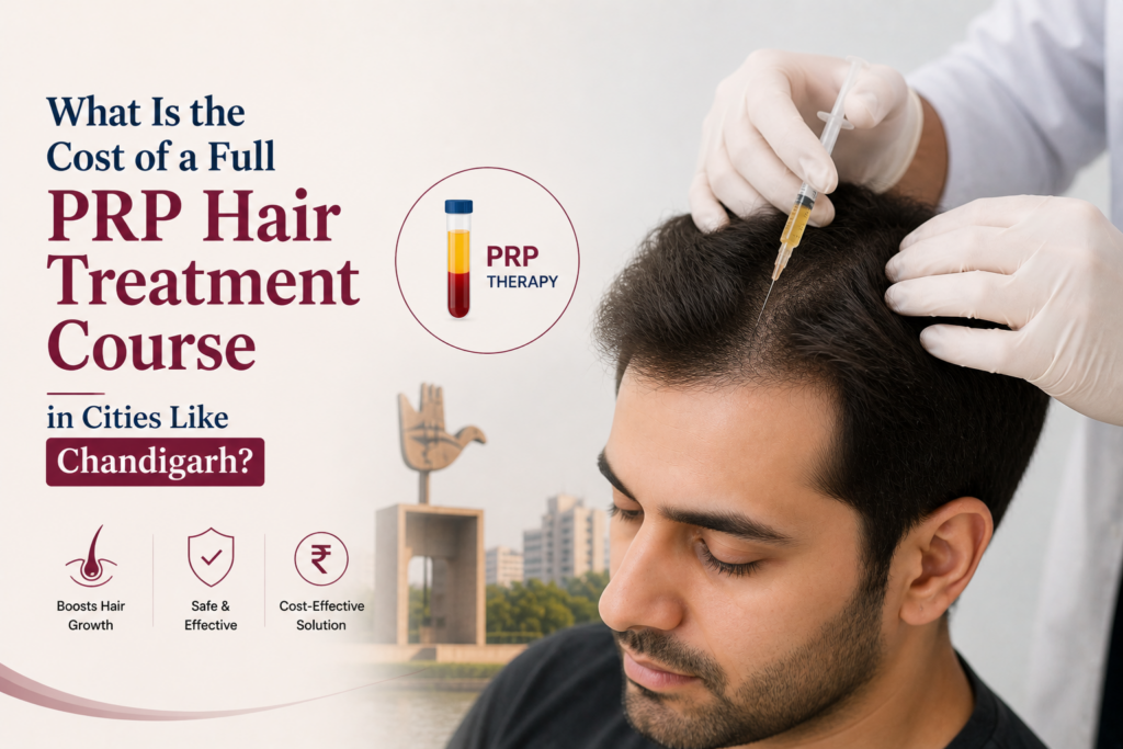 Full PRP Hair Treatment Course in Cities Like Chandigarh